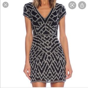 Parker Serena Beaded Cap Sleeve Dress